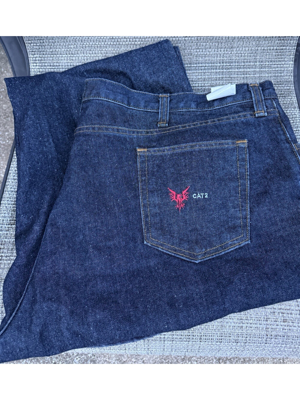 Drifire CAT2 FR Flame Resistant Dark Wash Denim Men's Jeans 54x36 NWT USA